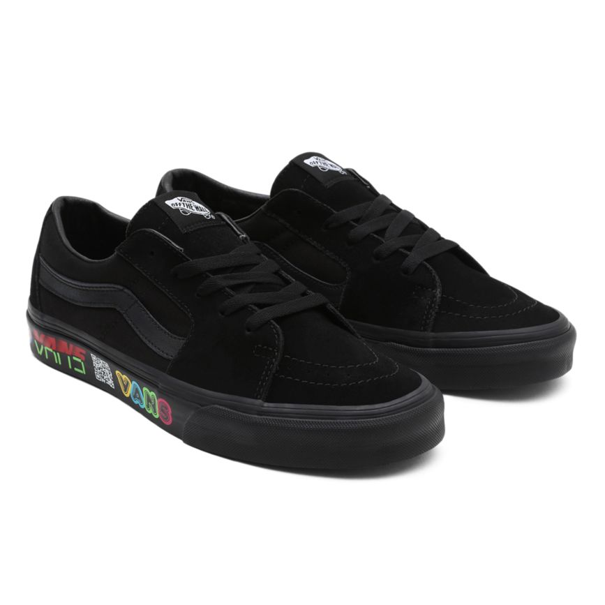 Vans Disruptive SK8-Low Herr Svarta - Vans Låga Skor Sverige (GPMFR7945)